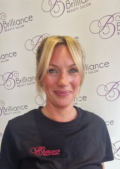 Senior Beauty Therapist Amy at Brilliance Beauty Salon