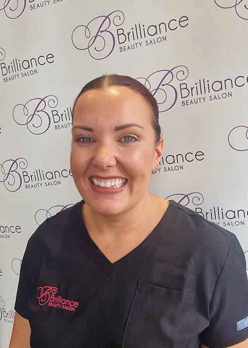 Senior Beauty Therapist and Owner Katie at Brilliance Beauty Salon