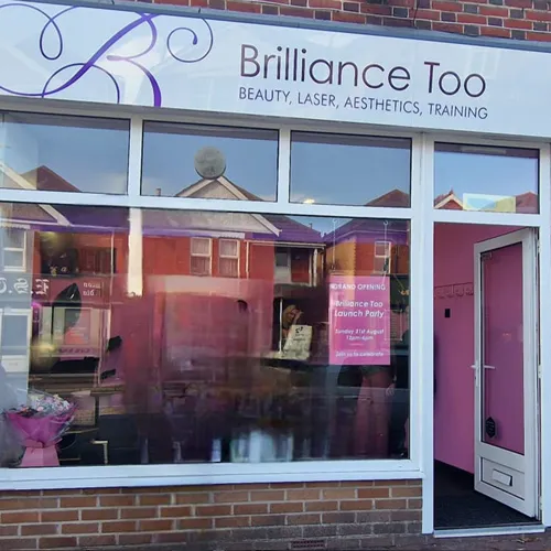 The Brilliance Too shopfront on Wimborne Road