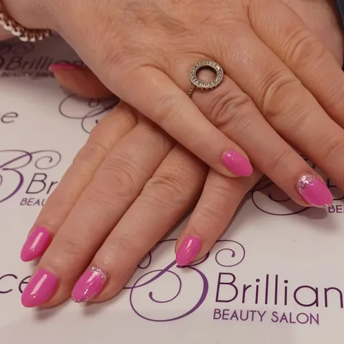 BIAB nails finished at Brilliance