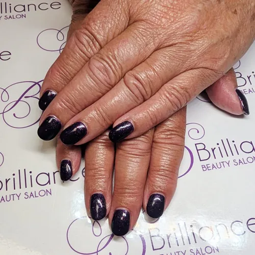 BIAB nails finished at Brilliance