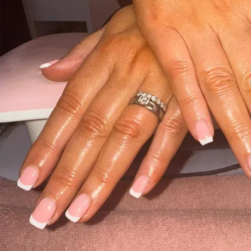 BIAB nails finished at Brilliance