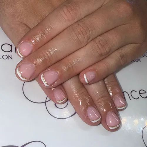 BIAB nails finished at Brilliance