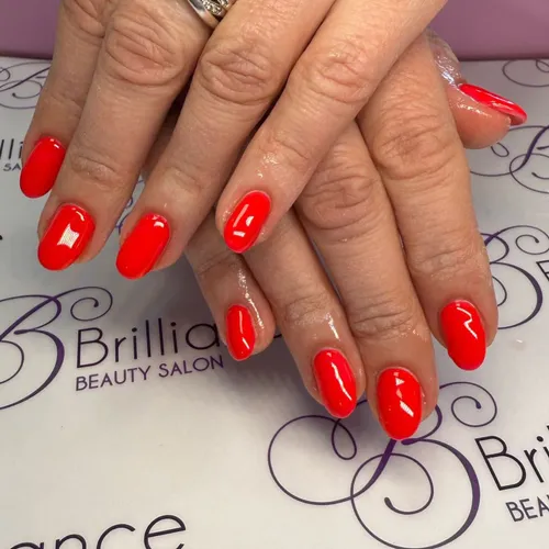 BIAB nails finished at Brilliance