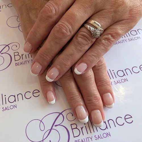 BIAB nails finished at Brilliance