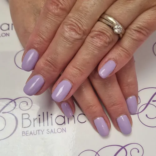BIAB nails finished at Brilliance