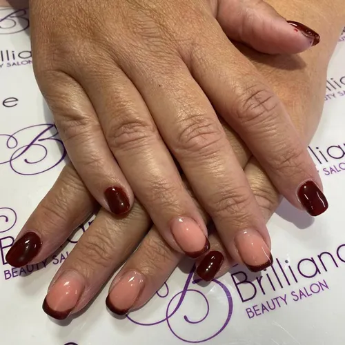 BIAB nails finished at Brilliance