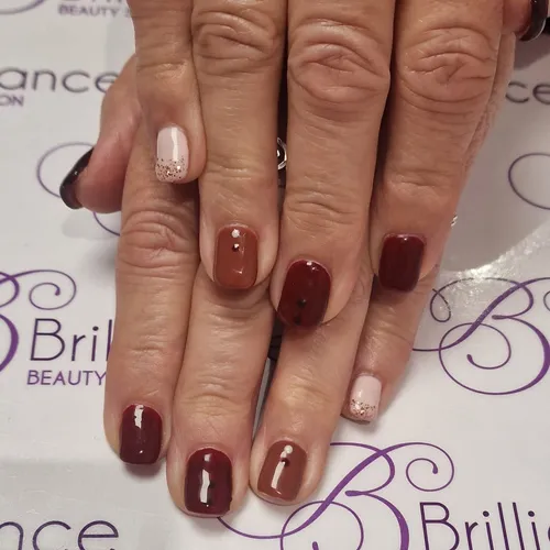 BIAB nails finished at Brilliance