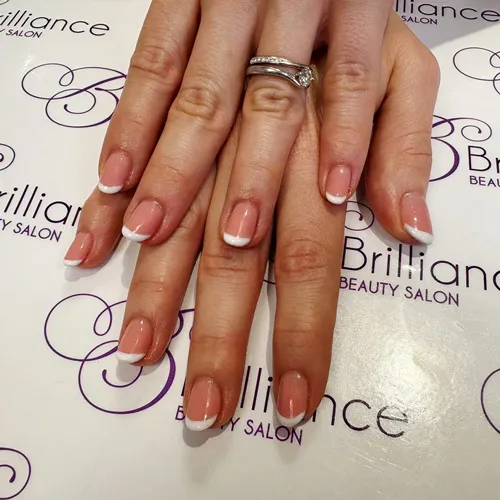 BIAB nails finished at Brilliance