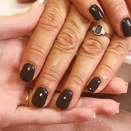 BIAB nails finished at Brilliance